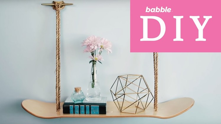 Skateboard Shelf | Babble DIY