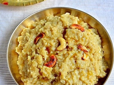 Sweet pongal recipe (Sakkarai pongal) - How to make Sweet pongal in pressure cooker