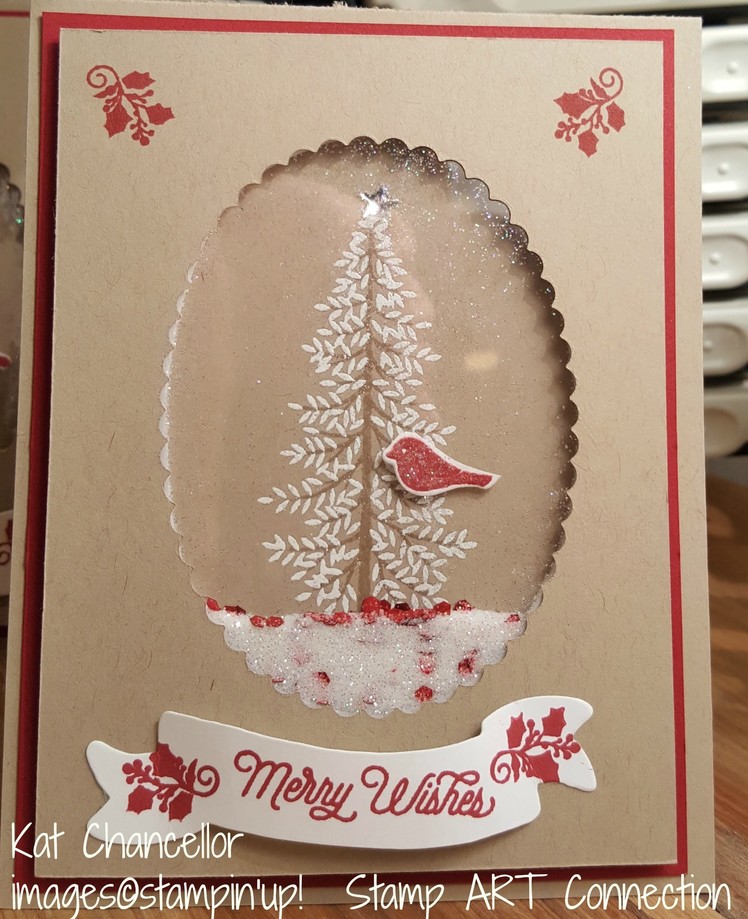 Thoughtful Branches Bundle -- Christmas "shaker" Card
