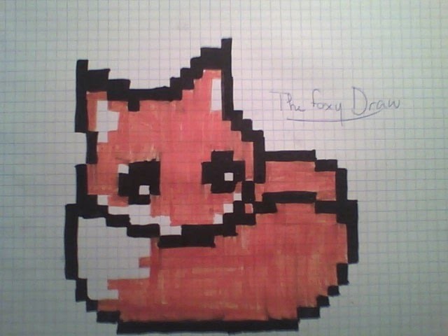 tuto dessin renard en pixel art gLGG o