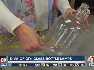 Diva of DIY: Glass bottle lamps