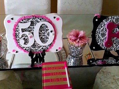 DIY 50th Birthday Decor Party Theme