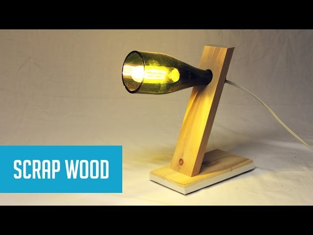 DIY Balancing Wine Bottle Lamp