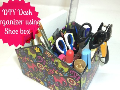DIY Desk Organizer | Makeup Organizer :)