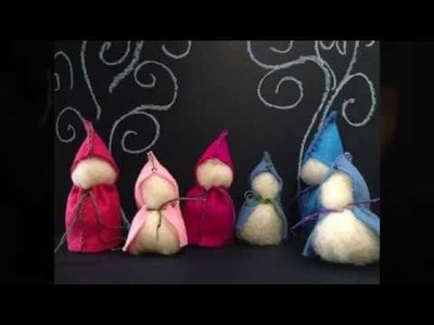 DIY - Felt gnomes waldorf inspired