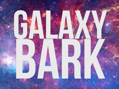 DIY Galaxy Bark (w. Candy Melts)