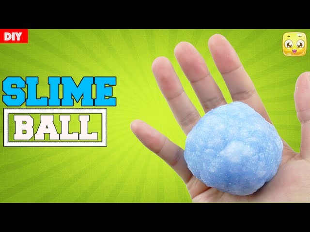DIY Glitter Slime with Borax - SlimeBalls | JellyRainbow
