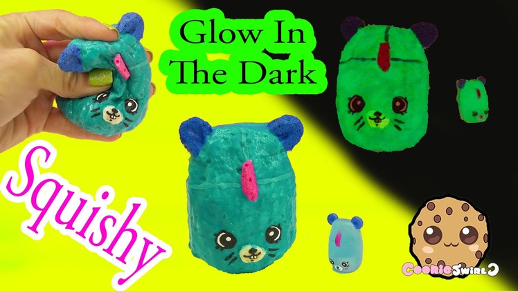 DIY Glow In The Dark Squishy Shopkins Season 5 Petkins Inspired Craft Do It Yourself by Cookieswirlc