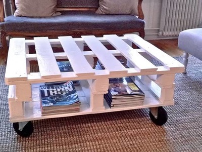 Diy Pallet Coffee Table | Pictures Of Pallet Furniture Diy Collection
