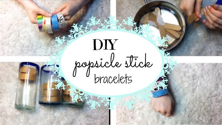 DIY Popsicle Stick Bracelets! Ava Katie