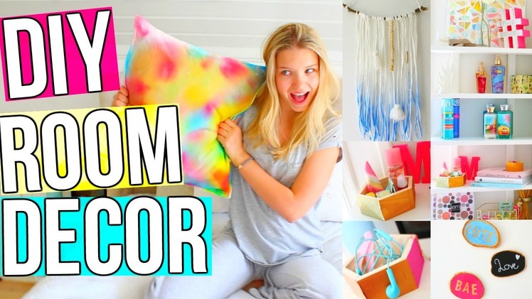DIY Room Decor! 5 DIY Room Decoration & Organization Ideas for Teenagers! Easy, Inexpensive & Quick!