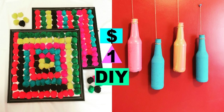 DIY Room Decor | Easy And Cheap Dollar Store DIY | DIY beer bottles | DIY 2016