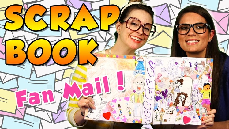 DIY Scrapbook Craft - Fan Mail Scrapbook with Crafty Carol & Ms. Booksy | A Cool School Craft