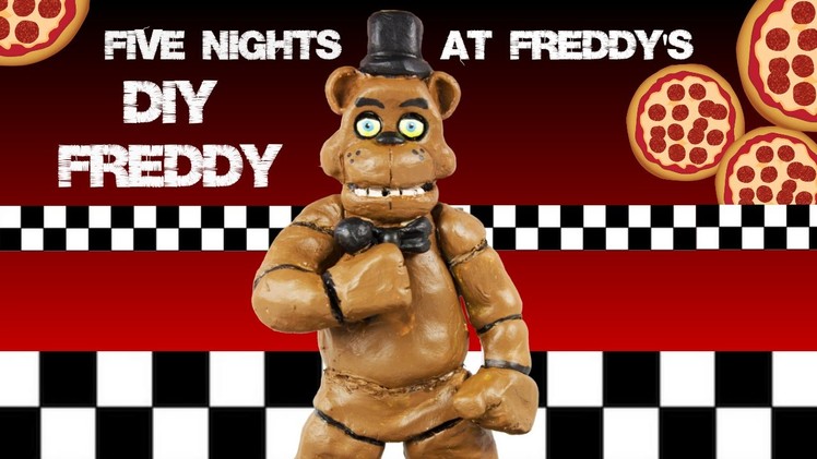 Five Nights at Freddy's DIY Freddy Fazbear Clay Sculpture
