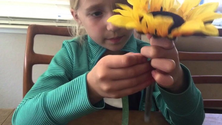 Kid Crafts- DIY Flower Pens