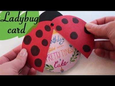 Ladybug card - DIY