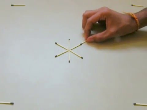 Matchstick Snow Flake - Decorate Your Home (DIY)