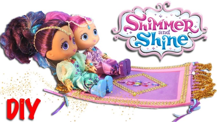 SHIMMER AND SHINE Toys Magic Flying Carpet DIY - Make Your Own Magic Carpet Toy Nickelodeon