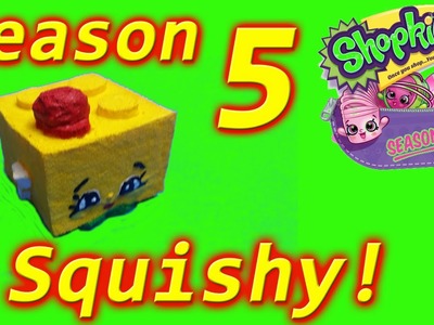 Shopkins Season 5 DIY Squishy Squishies Blocky,cookie swirl c inspired,shopkin videos
