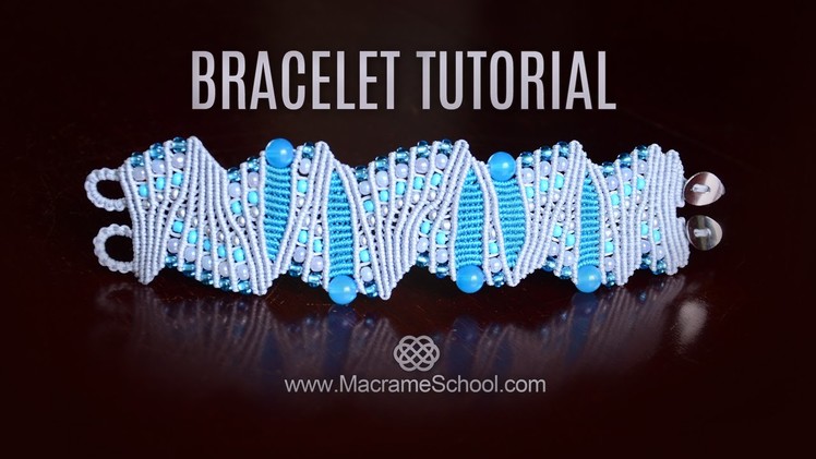 Artistic Macramé Bracelet Tutorial by Macrame School