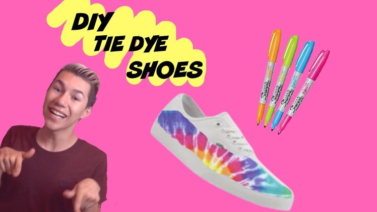 Back to school diy | diy tie die shoes | Make old shoes new again
