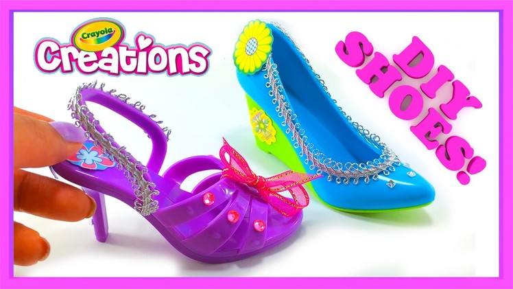 Crayola Creations Hot Heels  - Decorate your own Shoes - Craft Video - Style 1