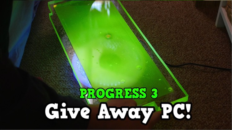 Custom Water cooled Gaming PC Build Giveaway World Wide - PROGRESS 3 DIY RESERVOIR Liquid Cooled
