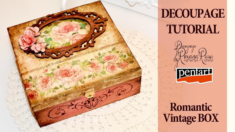 DECOUPAGE TUTORIAL Vintage Box