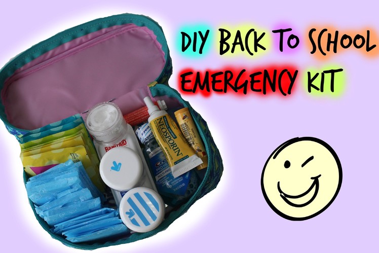DIY back to school emergency kit!