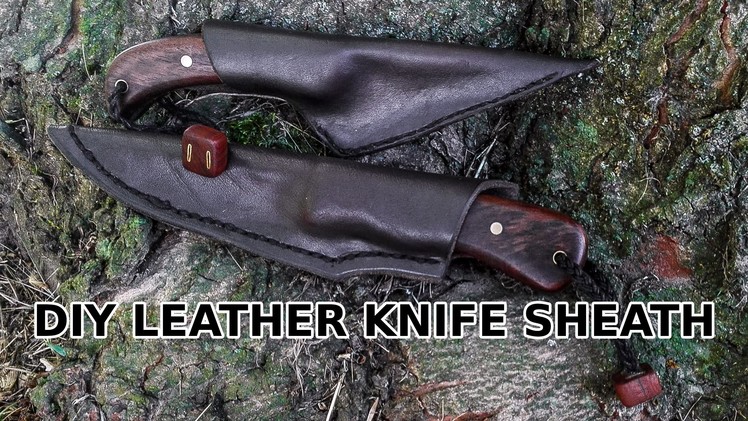 DIY Easy Leather Knife Sheath