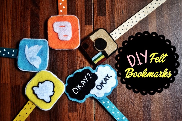 DIY: Felt and Popsicle Stick Bookmarks