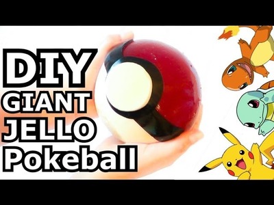 DIY Giant Jello Pokeball! Gummy Jelly PokemonGo!