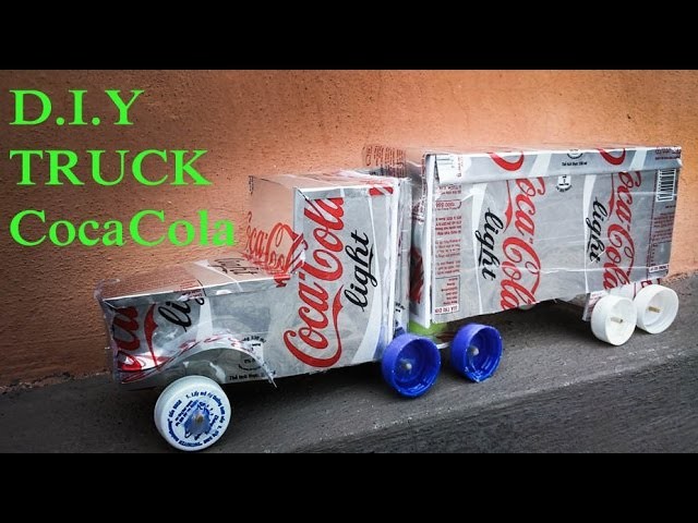 DIY - How to Make Truck Using Coca Cans - Reuse Crafts