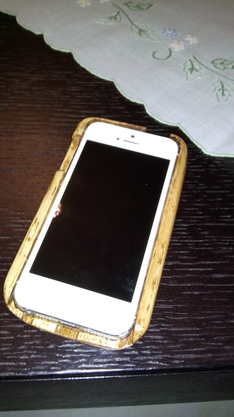 DIY iphone 5 wooden case how to Simply Make it