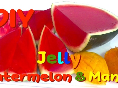 DIY Jelly Gummy Watermelon Mango - How to Make