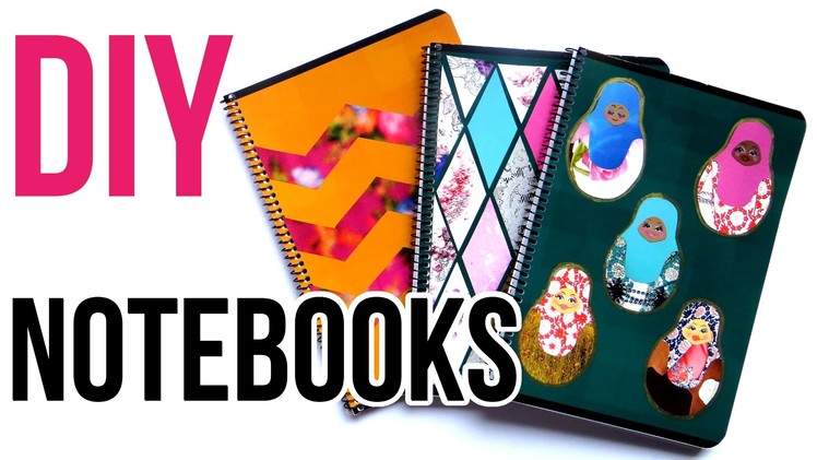 DIY Notebook Cover Ideas || Back to School 2016