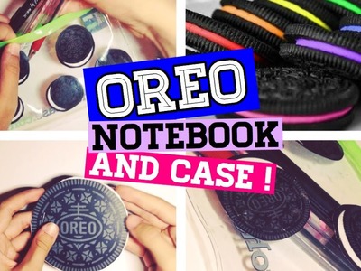 DIY OREO NOTEBOOK AND PENCIL CASE I Back to School