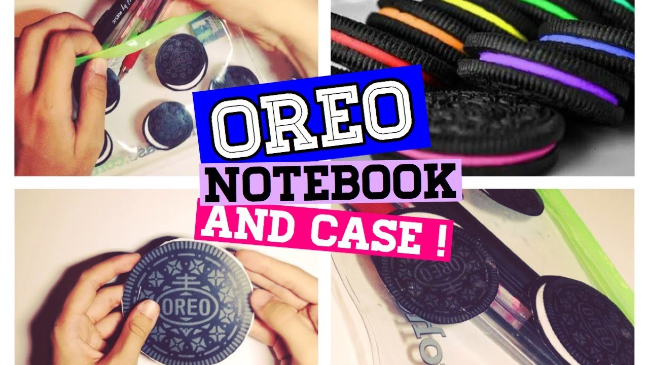 DIY OREO NOTEBOOK AND PENCIL CASE I Back to School
