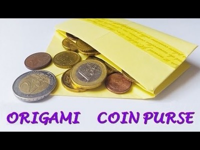 DIY origami COIN PURSE - super easy