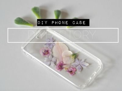 DIY - phone case from dried flowers