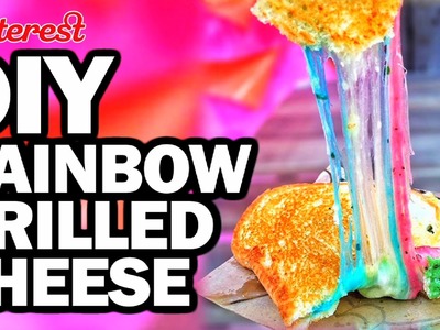 DIY Rainbow Grilled Cheese - Pinterest Test - Man Vs Pin #96