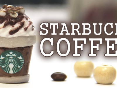 DIY Starbucks Coffee Frappuccino - Miniature Food | Polymer Clay Tutorial