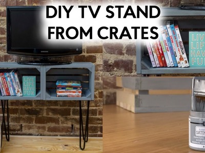 DIY TV Stand | Dorm Decor