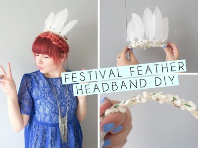 Festival Feather Headband DIY | Paige Joanna