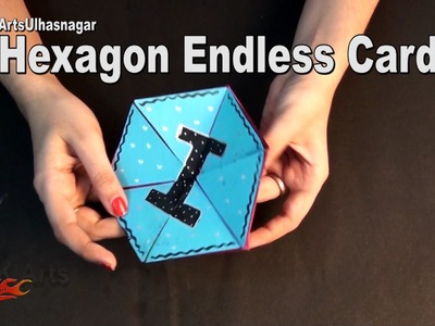 Hexagon Endless Card Idea | JK Craft Ideas 095