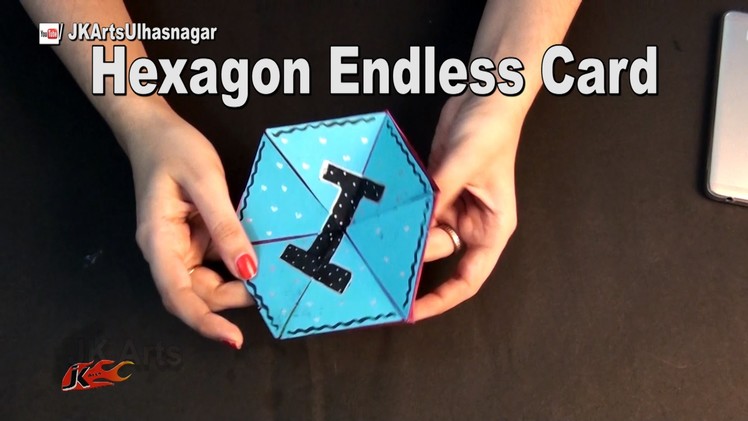 Hexagon Endless Card Idea | JK Craft Ideas 095