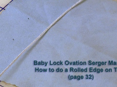 How to Do a Rolled Edge on Tulle