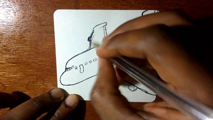 How To Draw a Cartoon Airplane.Aeroplane