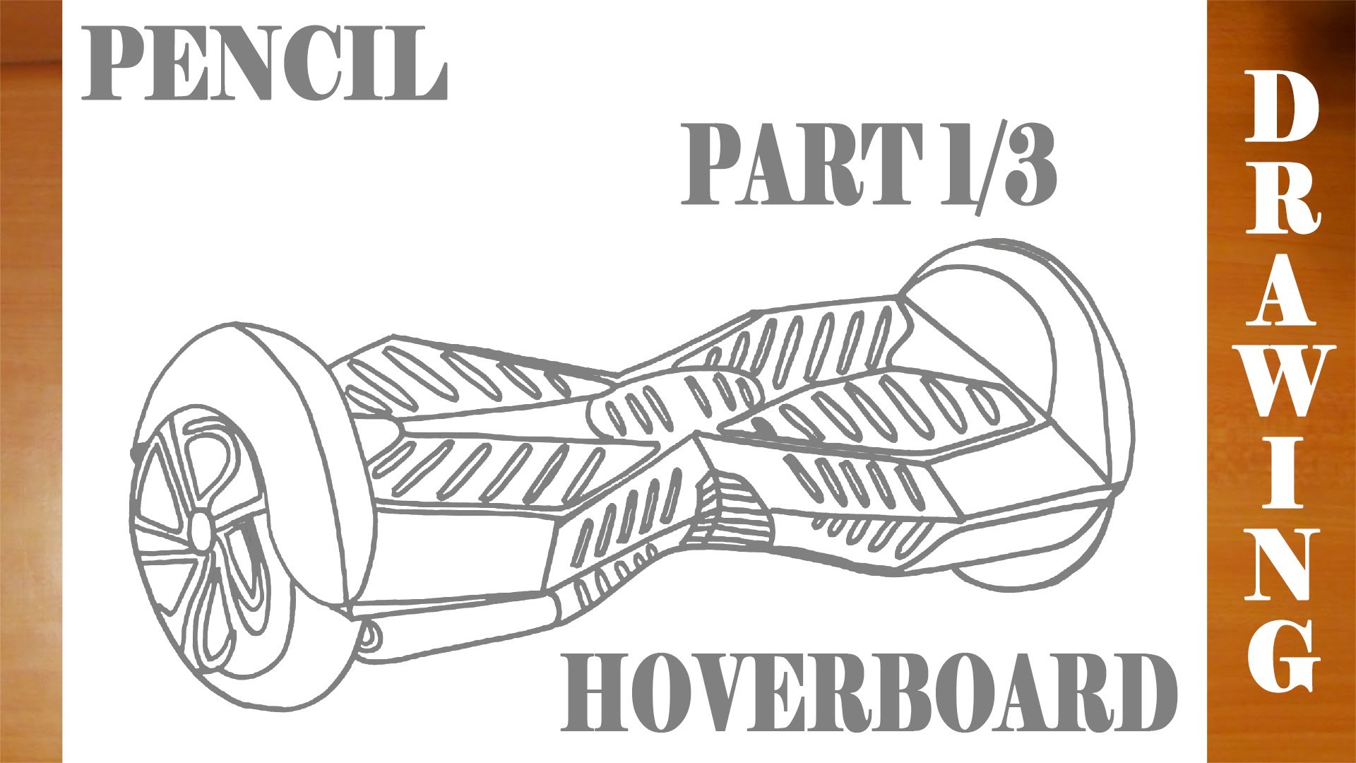 How to Draw a HOVERBOARD Step by Step On paper Easy for Kids, Scooter