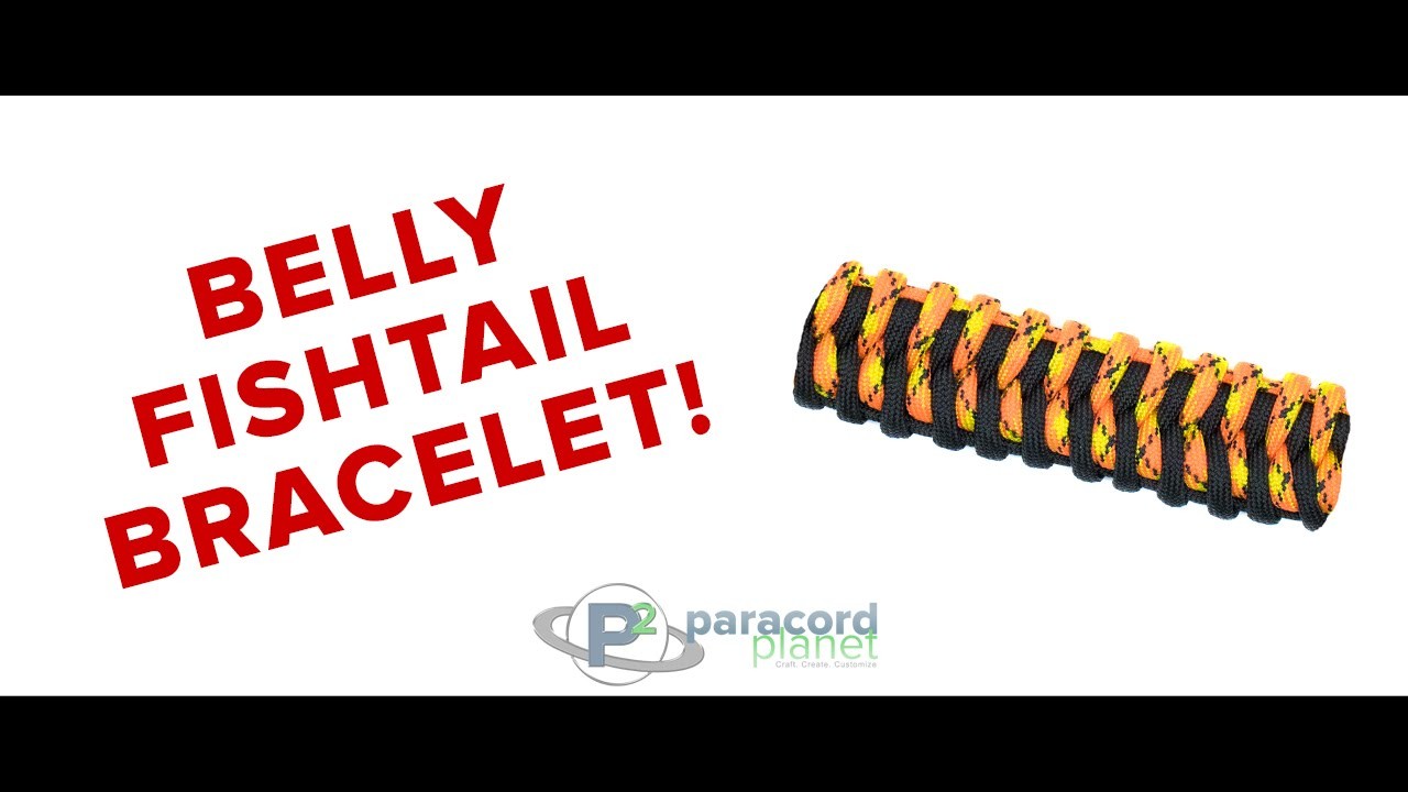 How To Make A Belly Fishtail Paracord Bracelet - Paracord Planet Tutorial